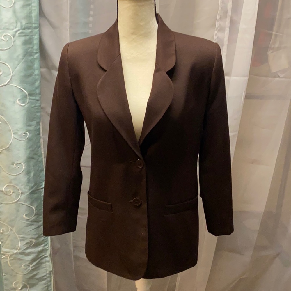 Napa studio petites brown blazer size 4